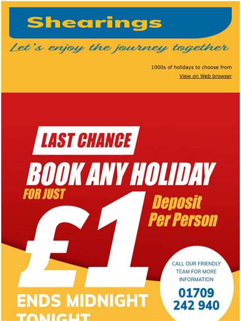 shearings christmas holidays existing bookings.